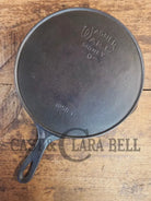 The Classic! GHOST Marked 1924 Wagner Ware Sidney -O- #8 ’I’ Skillet with Heat Ring and Stylized Logo 1058 I - Skillet
