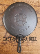 The Classic! Griswold #8 Skillet with Large Block Logo and Smooth Bottom Erie PA USA p/n 704 P - Skillet