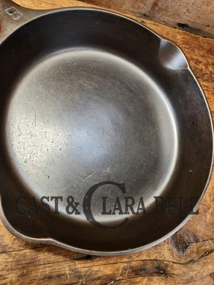 The Classic Griswold #8 Skillet With Large Block Logo And Smooth Bottom Erie Pa Usa P/N 704 P