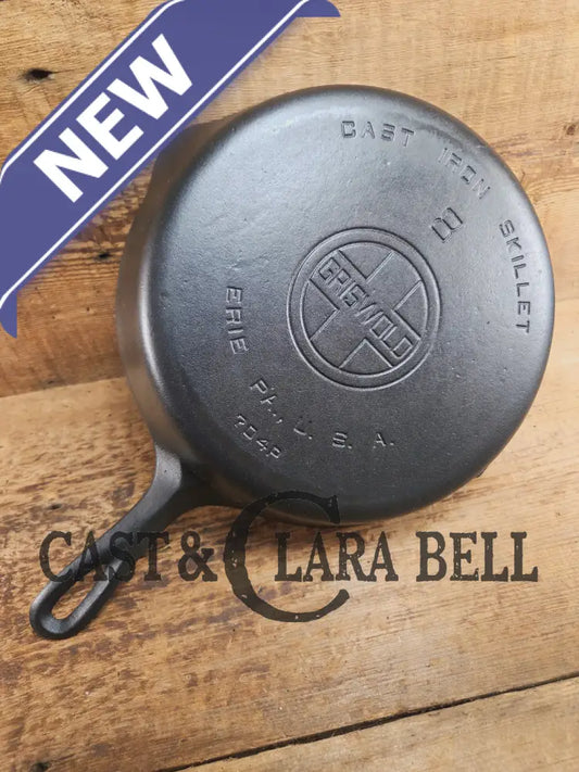 The Classic! Griswold #8 Skillet with Large Block Logo and Smooth Bottom Erie PA USA p/n 704 P Skillet