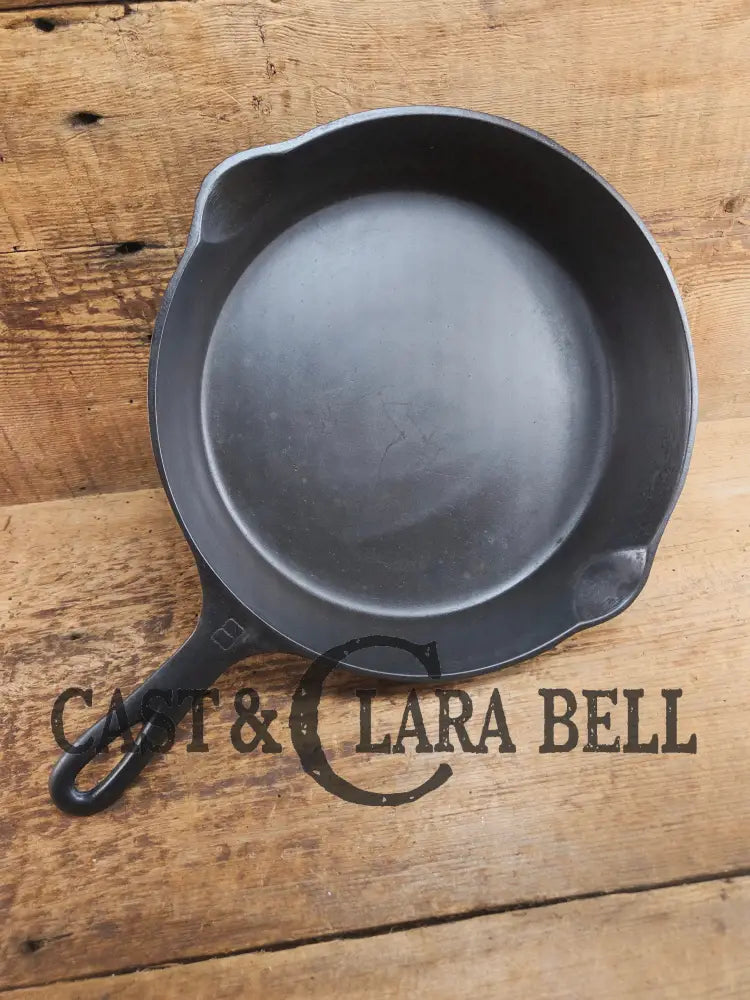 The Classic! Griswold #8 Skillet with Large Block Logo and Smooth Bottom Erie PA USA p/n 704 P Skillet