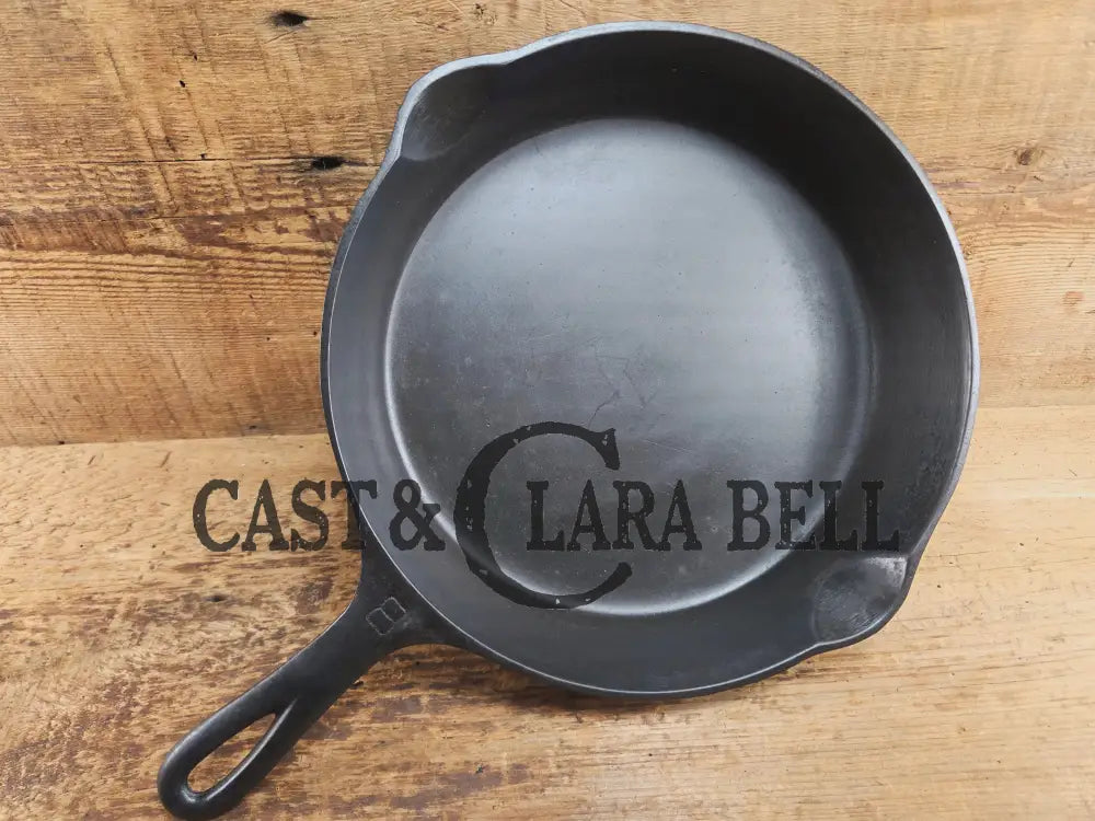 The Classic! Griswold #8 Skillet with Large Block Logo and Smooth Bottom Erie PA USA p/n 704 P Skillet