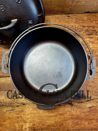 The Collectors Classic. 1920’S Griswold #8 Tite-Top Cast Iron Dutch Oven With Large Block Logo