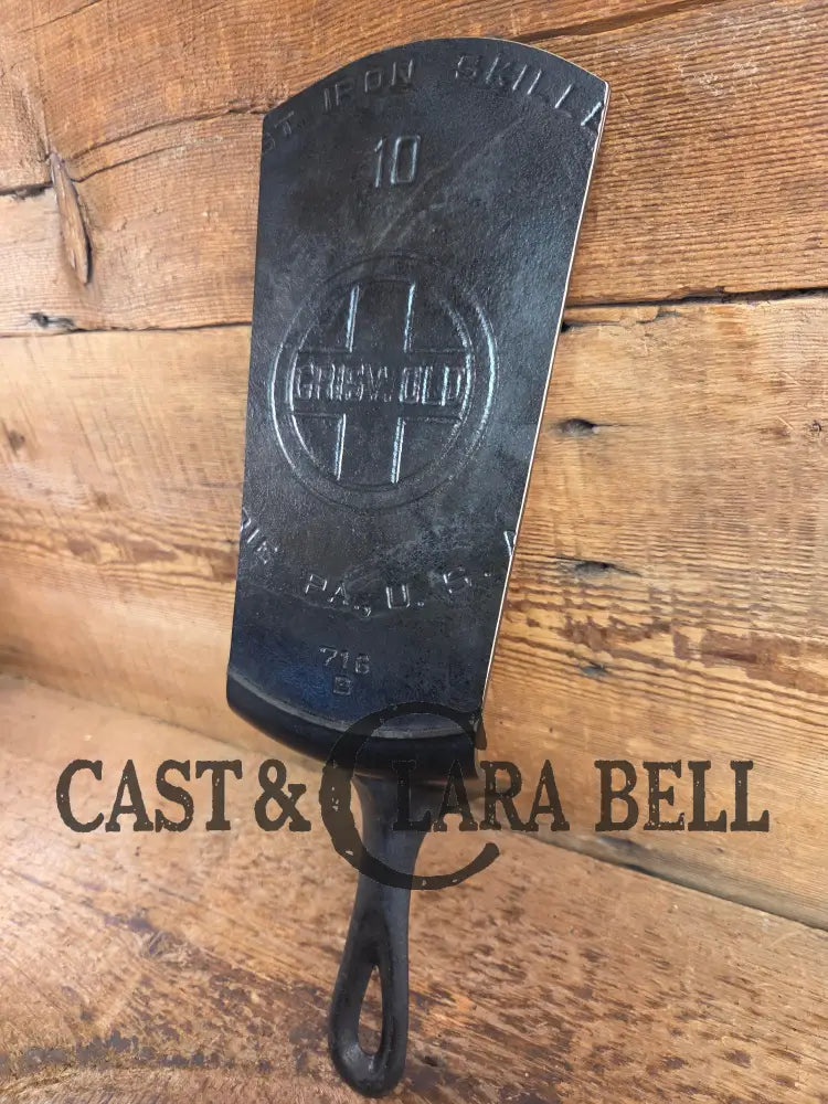 The MAC Daddy. Huge Repurposed Griswold Large Block #10 716 cast iron spatula. SC24 Spatula