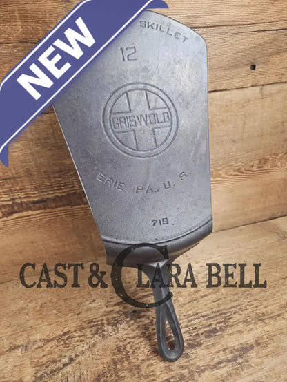 The MAC Daddy. Huge Repurposed Griswold Large Block #12 cast iron spatula. WOW almost the size of a pizza peal! Ready