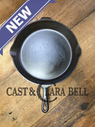 The Premier Skillet! GLASS smooth huge 1920’s Griswold No. 12 Skillet with Block Logo 719. Perfect bacon skillet Skillet