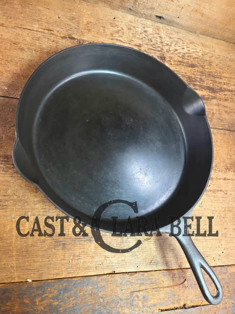 The Premier Skillet! Huge 1890’s era ERIE No. 12 Skillet 719. 3rd Series just gorgeous Skillet