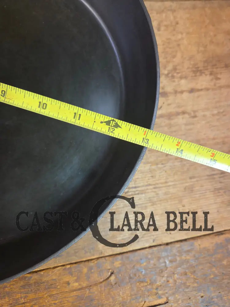 The Premier Skillet! Huge 1890’s era ERIE No. 12 Skillet 719. 3rd Series just gorgeous Skillet