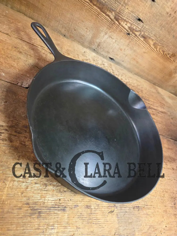 The Premier Skillet! Huge 1890’s era ERIE No. 12 Skillet 719. 3rd Series just gorgeous Skillet