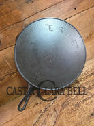 The Premier Skillet! Huge 1890’s era ERIE No. 12 Skillet 719. 3rd Series just gorgeous Skillet