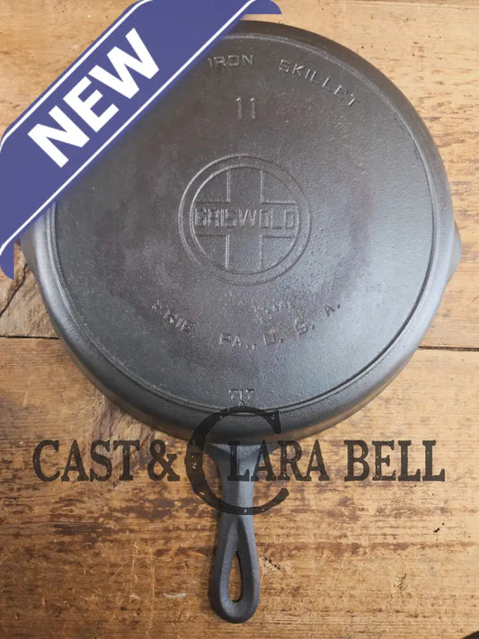 The Premier Skillet! Huge 1920’s Griswold No. 11 Skillet with Block Logo 717. Perfect bacon skillet Skillet
