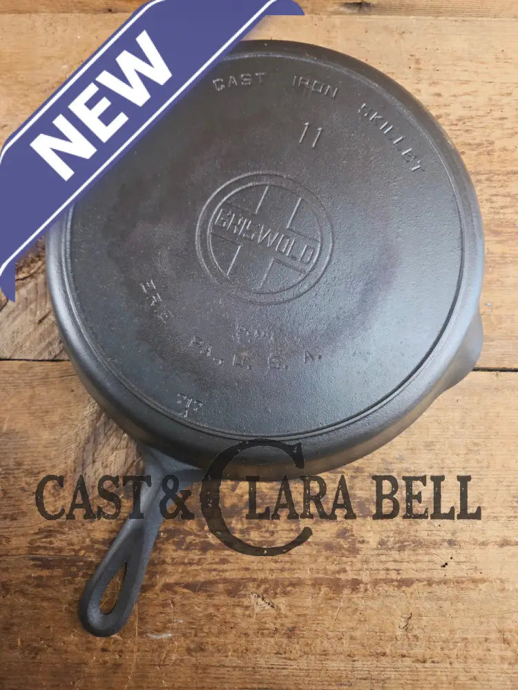The Premier Skillet! Huge 1920’s Griswold No. 11 Skillet with Block Logo 717. Perfect bacon skillet Skillet