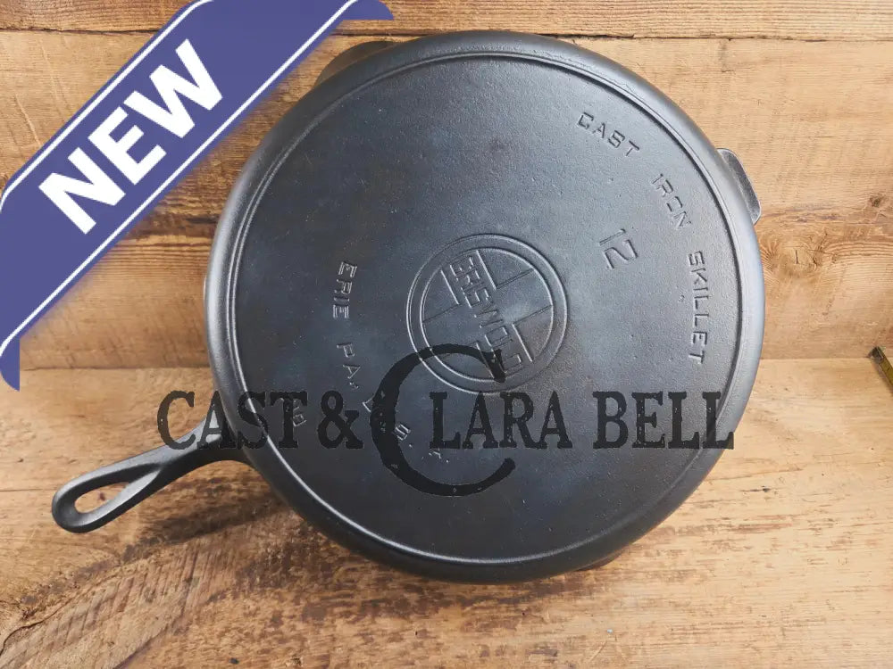 The Premier Skillet! Huge 1920’s Griswold No. 12 Skillet with Block Logo 719. Perfect bacon skillet Skillet