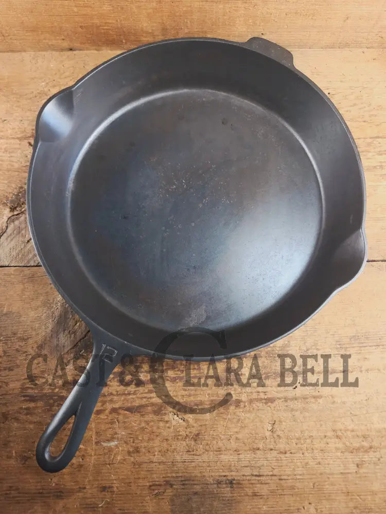 The Premier Skillet! Huge 1920’s Griswold No. 12 Skillet with Block Logo 719. Perfect bacon skillet Skillet