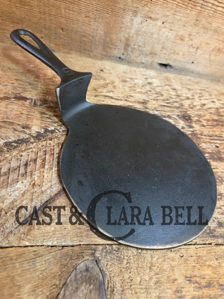 This is one of the COOLEST we’ve made. Very Hard to Find #6 Griswold Victor skillet now up-cycled as a super unique