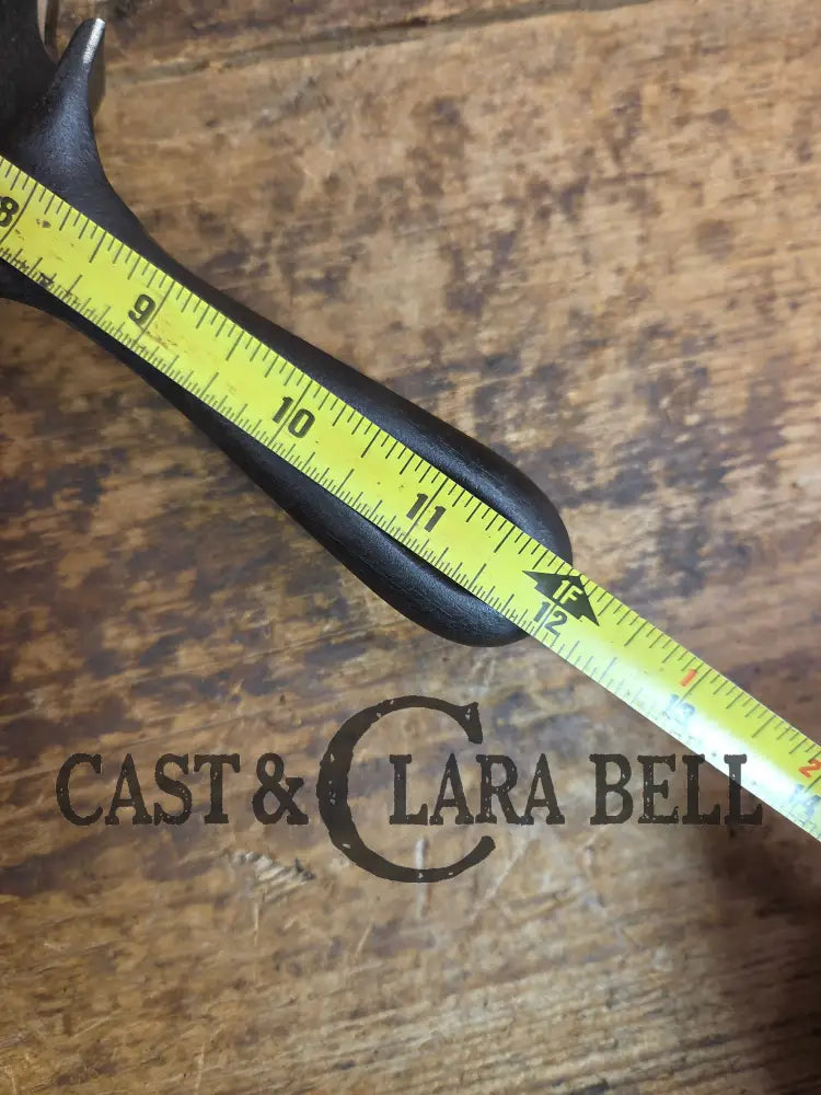 This is one of the COOLEST we’ve made. Very Hard to Find #6 Griswold Victor skillet now up-cycled as a super unique