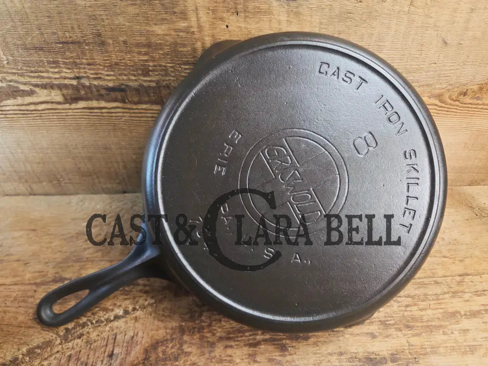 THIS pan! The Classic 1910-20’s Griswold #8 E.P.U. Skillet with Heat Ring and Large Block Slant Logo 704 R Skillet