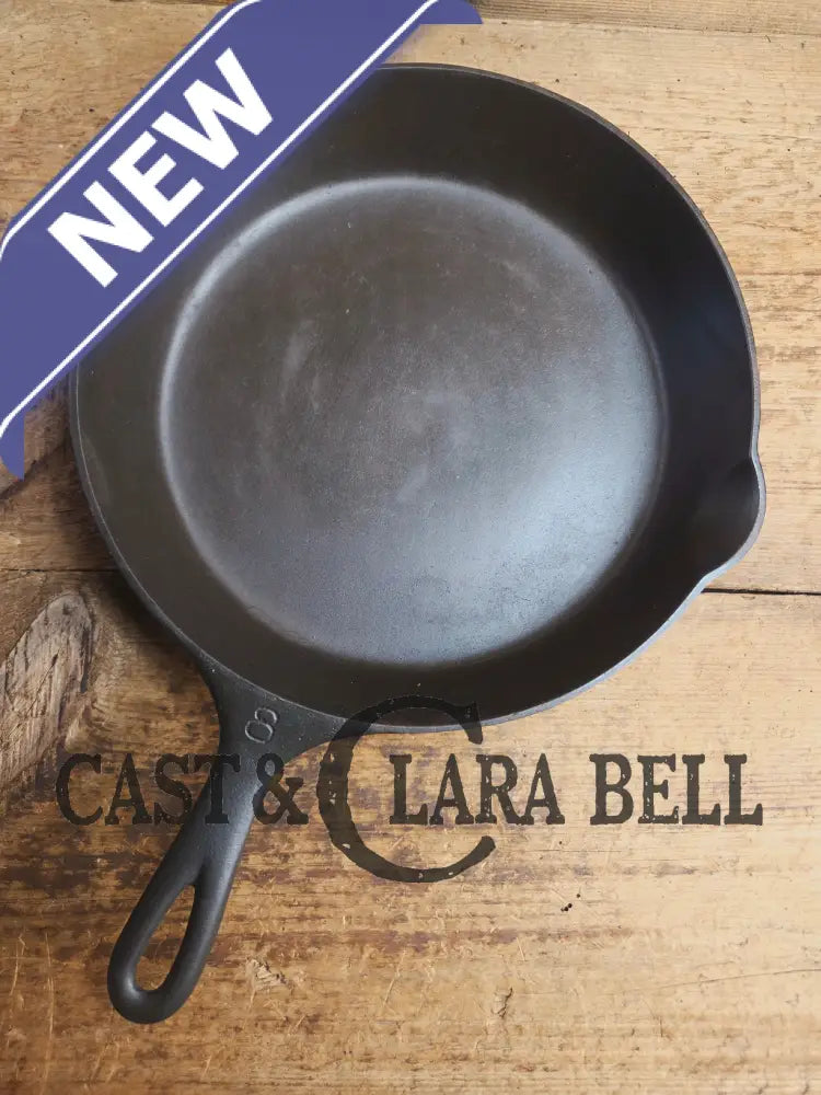THIS pan! The Classic 1910-20’s Griswold #8 E.P.U. Skillet with Heat Ring and Large Block Slant Logo 704 R Skillet