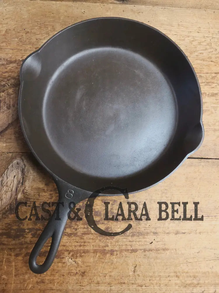 THIS pan! The Classic 1910-20’s Griswold #8 E.P.U. Skillet with Heat Ring and Large Block Slant Logo 704 R Skillet