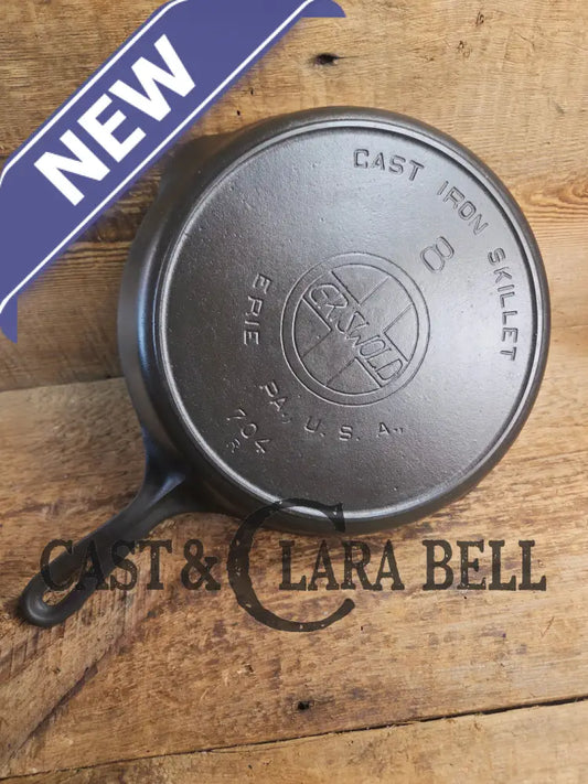 THIS pan! The Classic 1910-20’s Griswold #8 E.P.U. Skillet with Heat Ring and Large Block Slant Logo 704 R Skillet