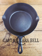 Tough one to find! 1910’s Early Griswold No. 8 Cast Iron (#732) ’Deep Skillet’ with Large Slant Logo and ERIE.