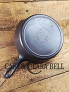 Tough one to find! 1910’s Early Griswold No. 8 Cast Iron (#732) ’Deep Skillet’ with Large Slant Logo and ERIE.