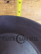 Tough one to find! 1910’s Early Griswold No. 8 Cast Iron (#732) ’Deep Skillet’ with Large Slant Logo and ERIE.