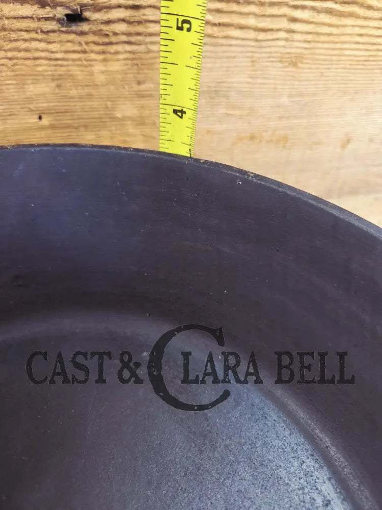 Tough one to find! 1910’s Early Griswold No. 8 Cast Iron (#732) ’Deep Skillet’ with Large Slant Logo and ERIE.