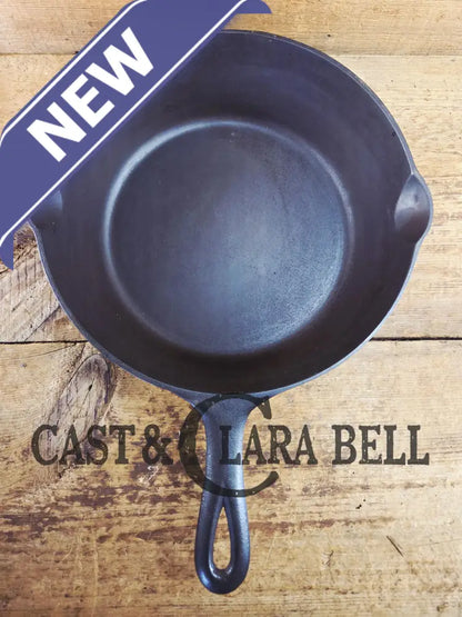 Tough one to find! 1910’s Early Griswold No. 8 Cast Iron (#732) ’Deep Skillet’ with Large Slant Logo and ERIE.