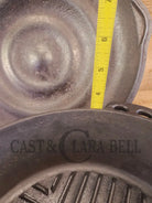 TOUGH one to find! Missouri made Crescent Foundry ’Ozark’ #8 Cast Iron Deep Broiler! - Skillet