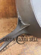 Tough to find! 1920’s era Wagner made National / Wagner Ware dual logo #9 (1359) Center logo cast iron skillet with