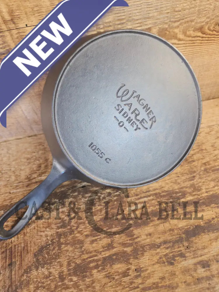 Tough to find! 1924 Wagner Ware Sidney -O- #1055 C cast iron skillet. Wonderful saute skillet for sides - Skillet