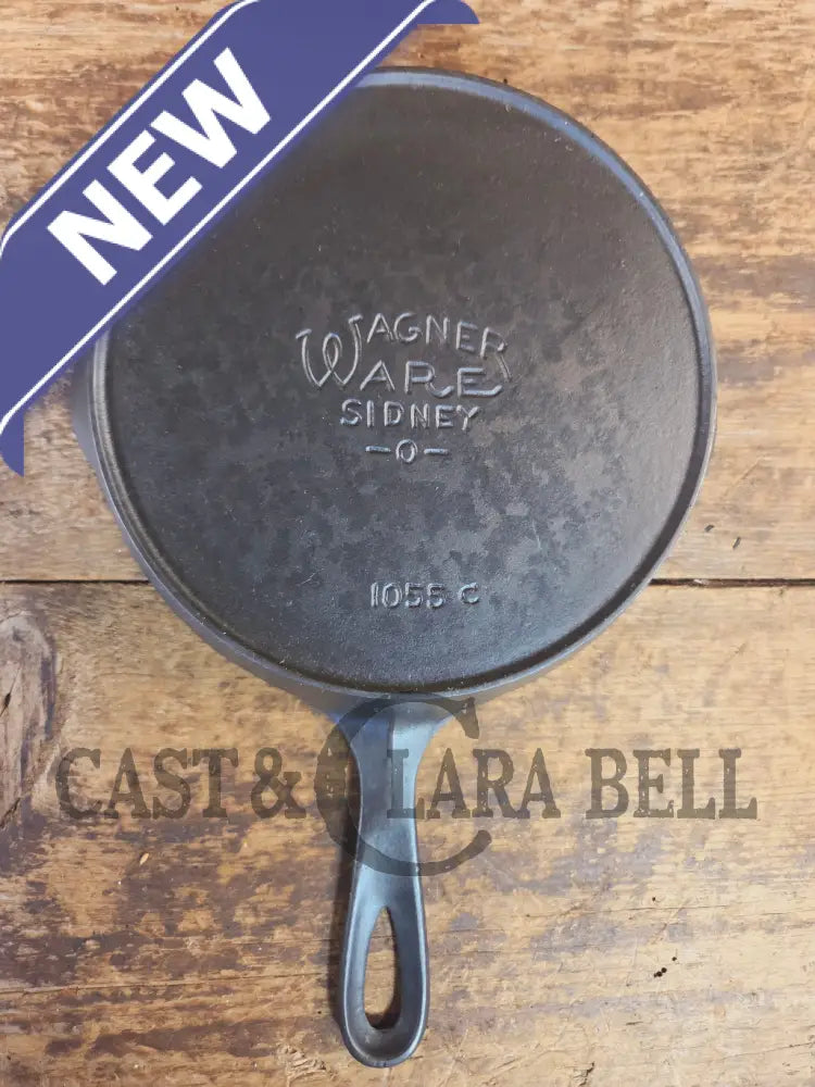 Tough to find! 1924 Wagner Ware Sidney -O- #1055 C cast iron skillet. Wonderful saute skillet for sides - Skillet
