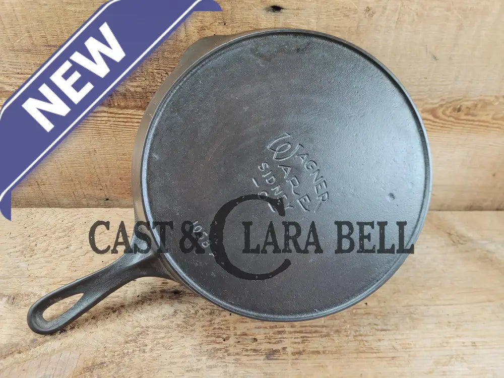 Tough to find! 1924 Wagner Ware Sidney -O- #8 Center logo cast iron skillet with Heat Ring 1058 P! Restored and Ready