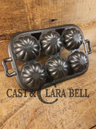 Tough to find. Gorgeous Wagner Ware 6 cup Cast Iron Turk Head Gem Pan! Collectors piece! Bakeware