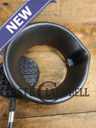 Tougher to find 1920’s Early Wagner Ware Stylized logo 1408 #8 Waffle Iron with tall Base! Waffle Iron