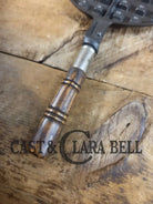 Tougher to find 1920’s Early Wagner Ware Stylized logo 1408 #8 Waffle Iron with tall Base! Waffle Iron