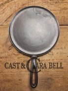 Tougher to find. 1920’s Favorite Piqua Ware #7 Round Cast Iron Griddle with Smiley Logo. Perfect grilled cheese and