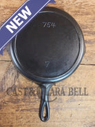 Tougher to find! 1930’s era Griswold #7 Cast Iron Skillet with Heat Ring 754. Similar to the Victor design. Great pan!