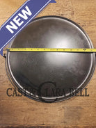 Tougher to find and HUGE! 1920’s Favorite Piqua #14 Round Cast Iron Griddle with Smiley Logo. Awesome for campfire