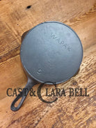 Tougher to find! Gorgeous early 1900’s Wapak #5 Block Logo Cast Iron Skillet with Heat Ring. Fully restored and ready
