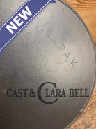 Tougher to find! Gorgeous early 1900’s Wapak #5 Block Logo Cast Iron Skillet with Heat Ring. Fully restored and ready