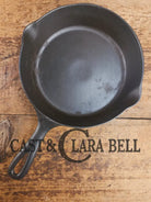 Tougher to find! Gorgeous early 1900’s Wapak #6 Block Logo Cast Iron Skillet with Heat Ring. Fully restored and ready