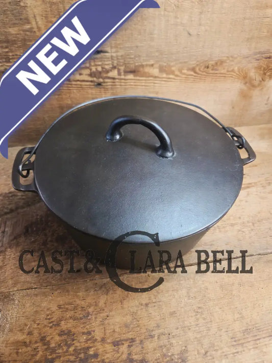 Tougher to find! Gorgeous early 1900’s Wapak #8 Stright Logo Cast Iron Dutch Oven. Fully restored and ready to use.