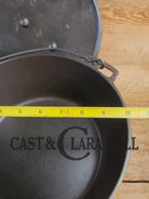 Tougher to find! Gorgeous early 1900’s Wapak #8 Stright Logo Cast Iron Dutch Oven. Fully restored and ready to use.