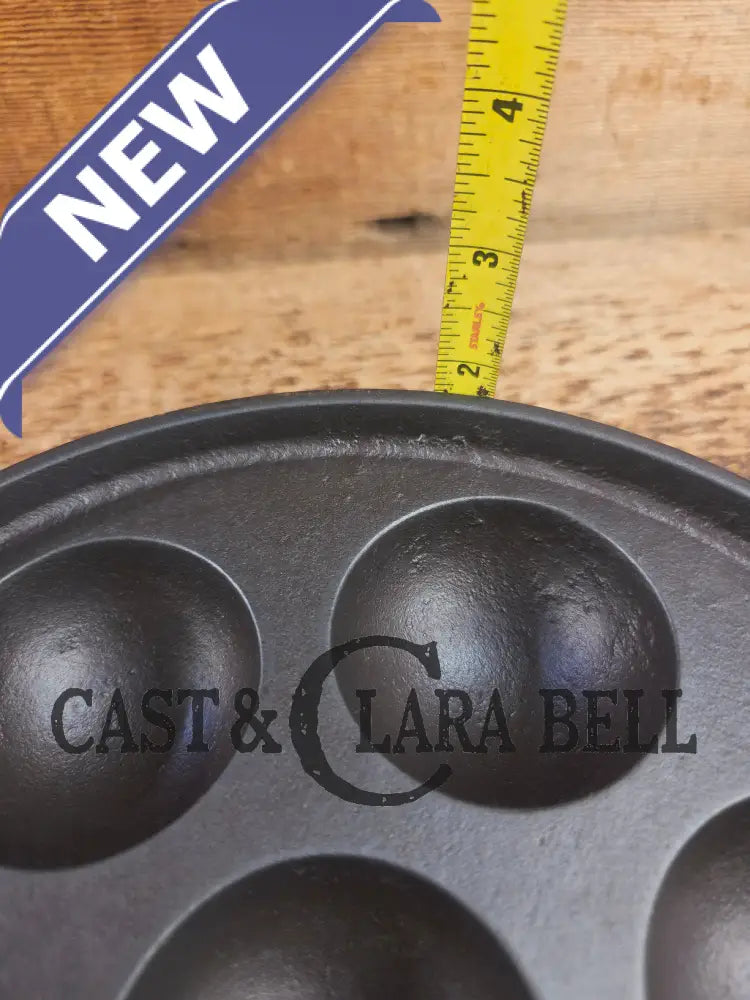 Trending! Beautiful Griswold No. 32 Cast Iron Aebleskiver 962. Awesome poached eggs! Skillet