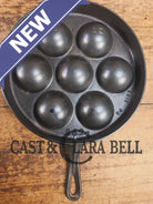 Trending! Beautiful Griswold No. 32 Cast Iron Aebleskiver 962. Awesome poached eggs! Skillet