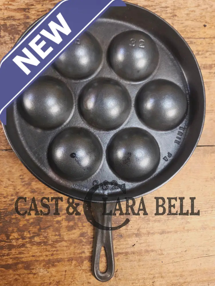 Trending! Beautiful Griswold No. 32 Cast Iron Aebleskiver 962. Awesome poached eggs! Skillet