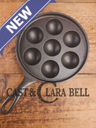 Trending! Beautiful Griswold No. 32 Cast Iron Aebleskiver 962. Awesome poached eggs! Skillet