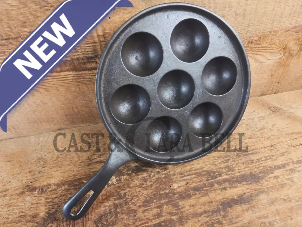 Trending! Beautiful Griswold No. 32 Cast Iron Aebleskiver 962. Awesome poached eggs! - Skillet